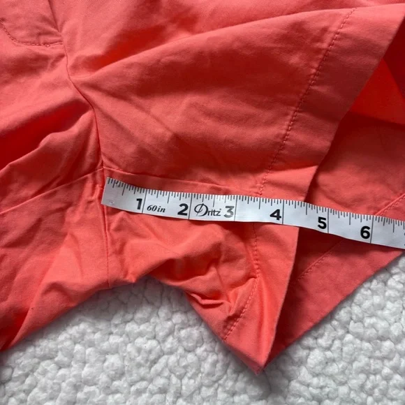 J. Crew coral 100%cotton Chino Women's Shorts - Picture 6 of 7